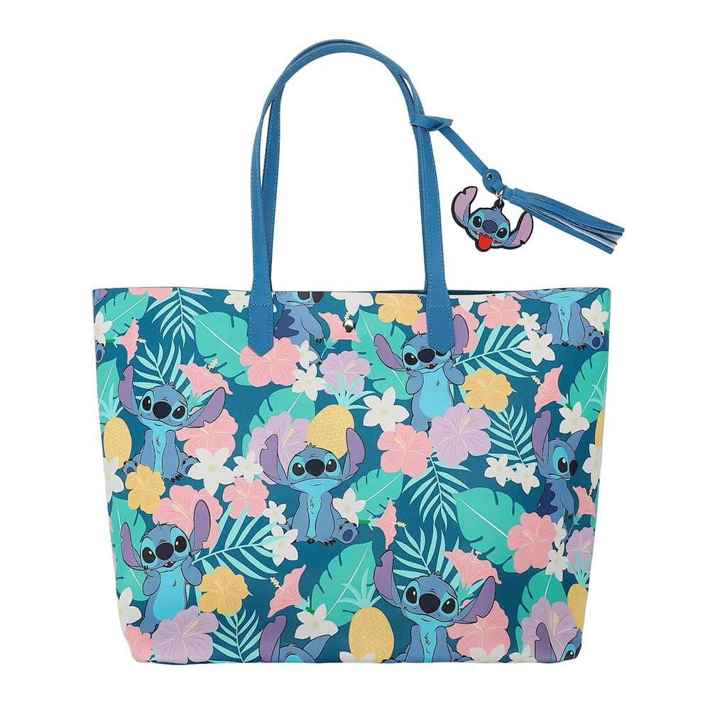 Stitch Tote W/ Keychain